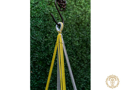 Hamac bebe macrame Amarillo 3